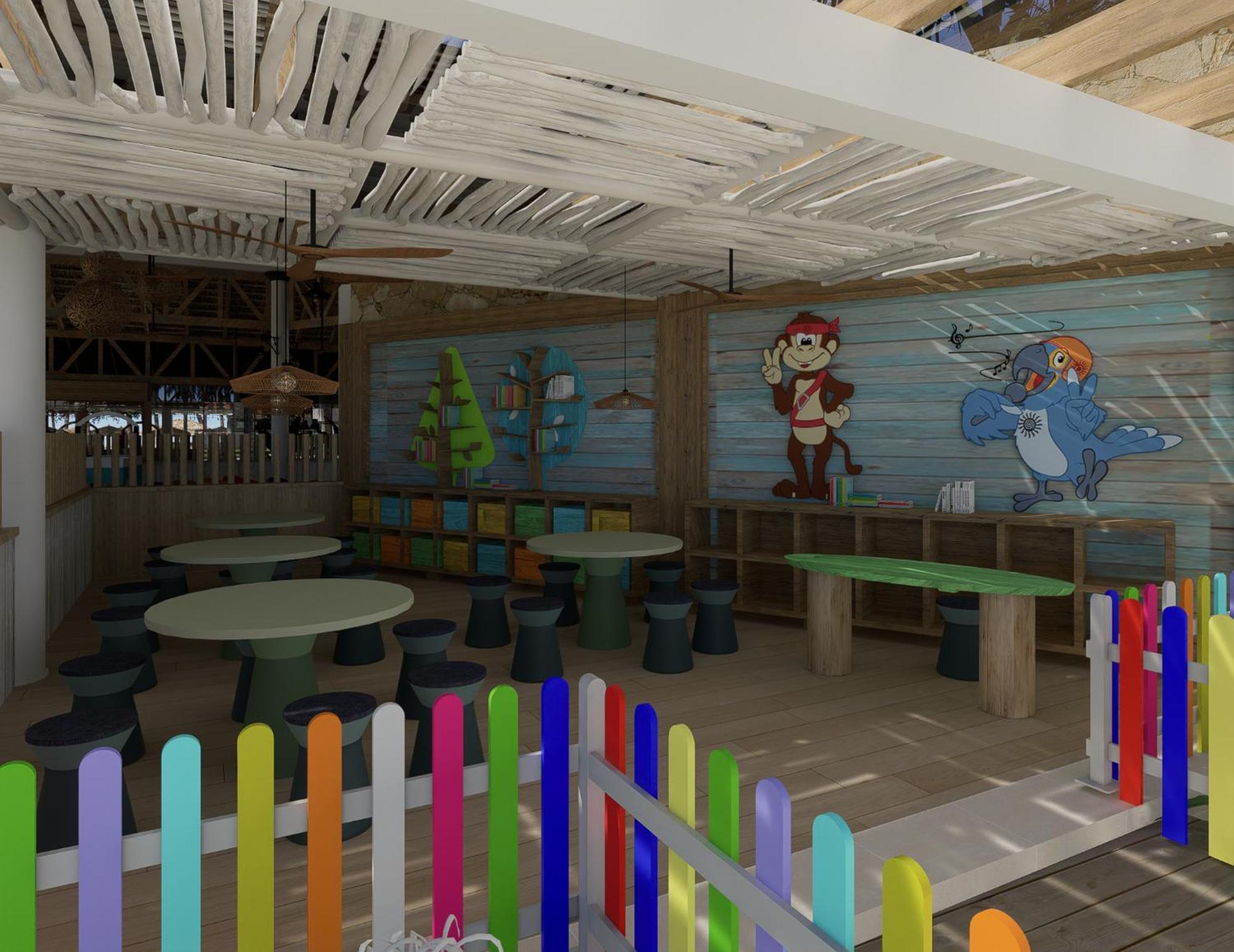 Bahia Principe Grand Bavaro Punta Cana Bagian luar foto The interior of the new restaurant